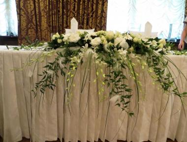 Цветы для оформления свадебного стола «Мархал»