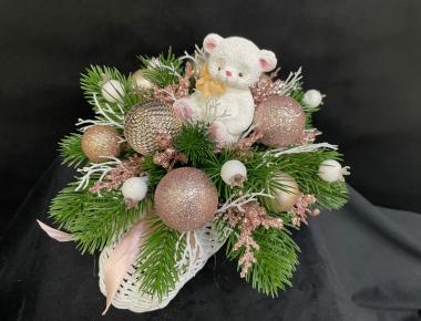 Новогодняя композиция «Хранитель леса»