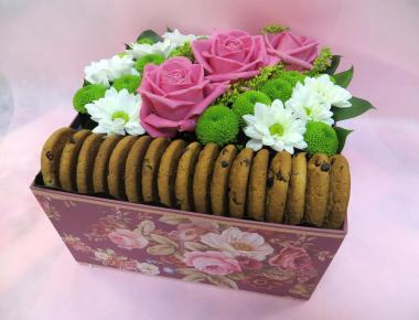 Цветы в коробке «Виктория»