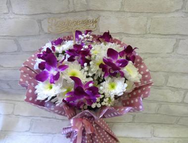 Букет цветов на день рождения «Понимание друзей»
