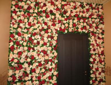 Стена из искусственных цветов «Тайская» (В)