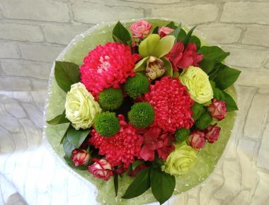 Букет цветов «Малиновка 1»