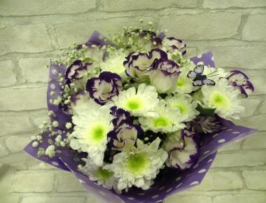 Букет цветов «Лизиантус»