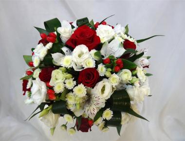 Букет цветов «Шар цветов»