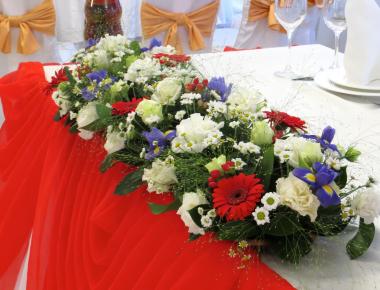 Свадьба. Свадебный стол Кавказский дворик (А)