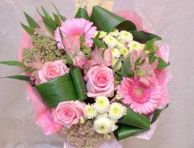 Букет цветов «Улыбка фламинго»