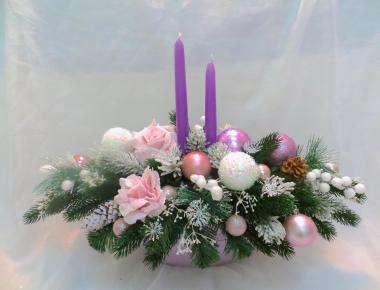 Новогодняя со свечами «Зимние радости»