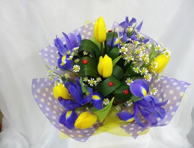 Букет цветов «Улыбка дня»