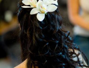 Необыкновенные цветы в волосы «Светлый путь»