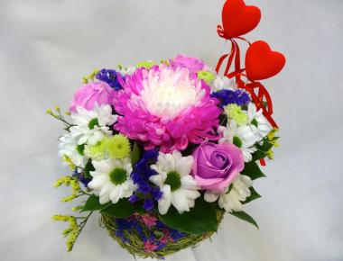 Цветы на 14 февраля «Пленительная любовь»