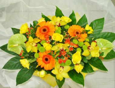 Букет цветов «Рыжая бестия»