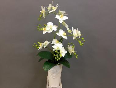 Композиция из искусственных цветов «Орхидея, словно ангел»