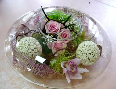 Композиция из цветов «Ноктюрн»