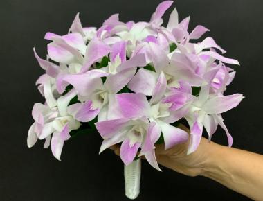 Свадебный букет из орхидей «Звездочки радости»