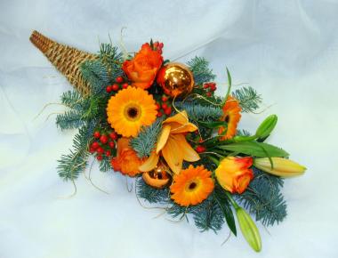 Цветы на новый год «Зимний сад 1»