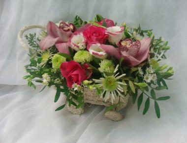 Композиция из живых цветов «Нежное чудо 1»