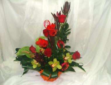 Композиция из цветов «Полет мысли»