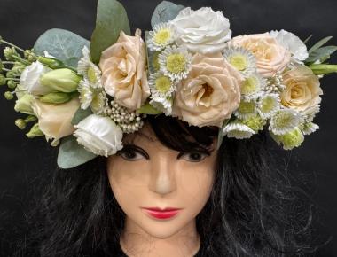 «Притягательная сила» Свадебный венок невесты (Б)