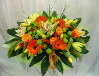 Букет цветов «Блеск зари»