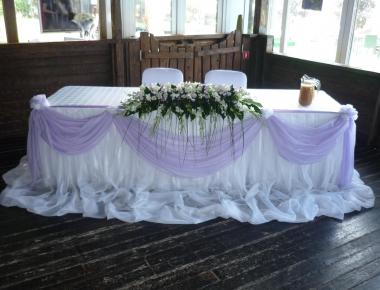 Свадьба. Оформление свадебного стола (А)