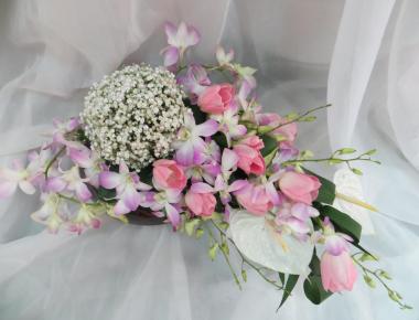 Композиция из цветов «Зимний путь»