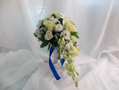 Свадебный букет невесты «Белый шарм»