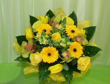 Букет на день рождения «Солнышко»