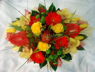 Цветы на день рождения «Запасец»