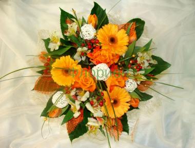 Букет на день рождения «Оранжевое день»