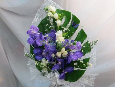 Цветы для подруги на день рождения «Сиреневый»