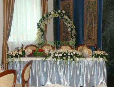 Цветы для оформления свадебного стола «Арт Холл»