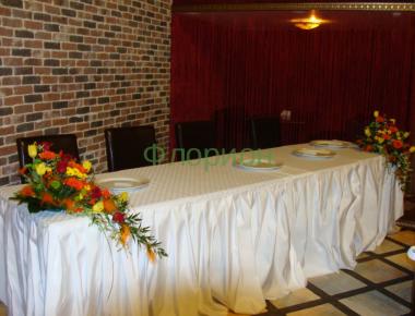 Композиция на свадебный стол «Близнецы»