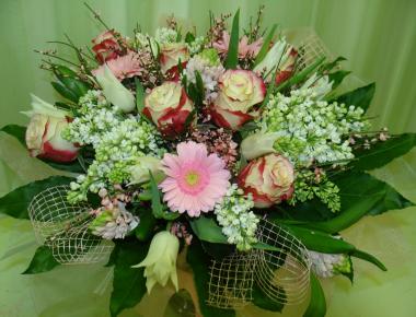 Букет цветов «Розовый фламинго 1»