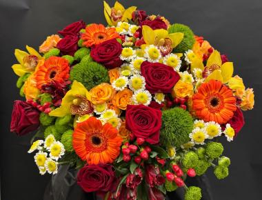 Мужской букет цветов «Светить всегда»