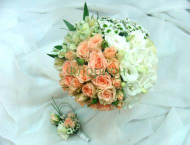 Букет невесты из роз «Стиль»