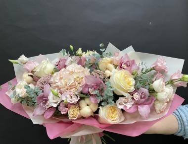 Букет цветов «Чудесная лодочка»