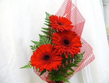 Букет цветов «Красный»