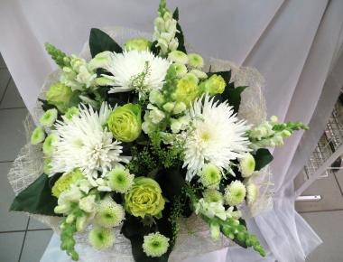 Букет на день рождения «Зеленый шелест»