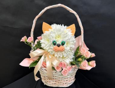 Фигурка из цветов собачка «Найти ласковое слово»