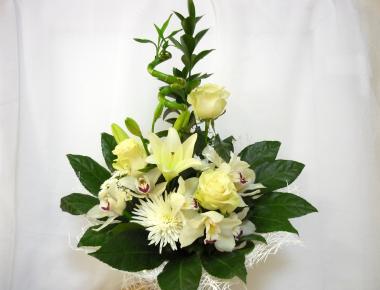 Букет с орхидеями «Высота»