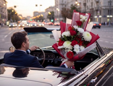 Букет «Вспышка страсти» 