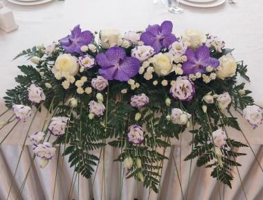 Цветы для свадьбы «Синее очарование» 