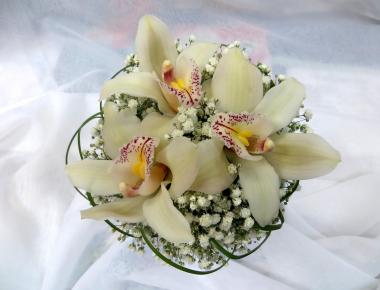 Букет невесты из орхидей «Кроха 2»
