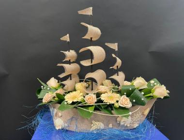 Корабль из цветов «За горизонт 1»