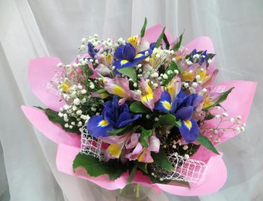 Букет цветов «Небесный»