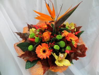 Букет ко дню рождения «Крылья осени»