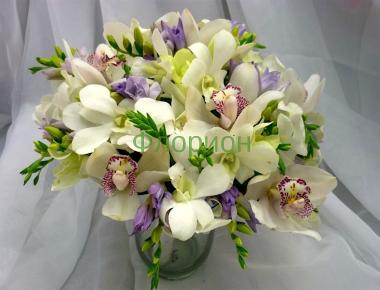 Букет невесты с орхидеями «Цвет весны»