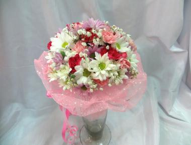 Свадебный букет «Розовое небо»