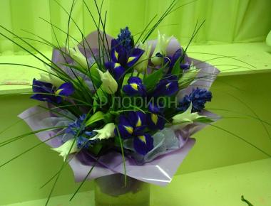 Букет цветов «Синяя мечта»