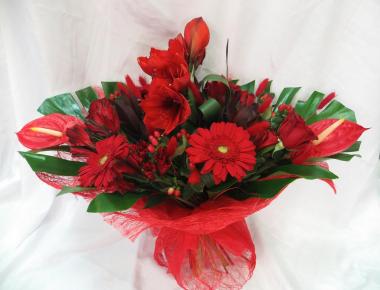 Букет цветов «Красный барон»